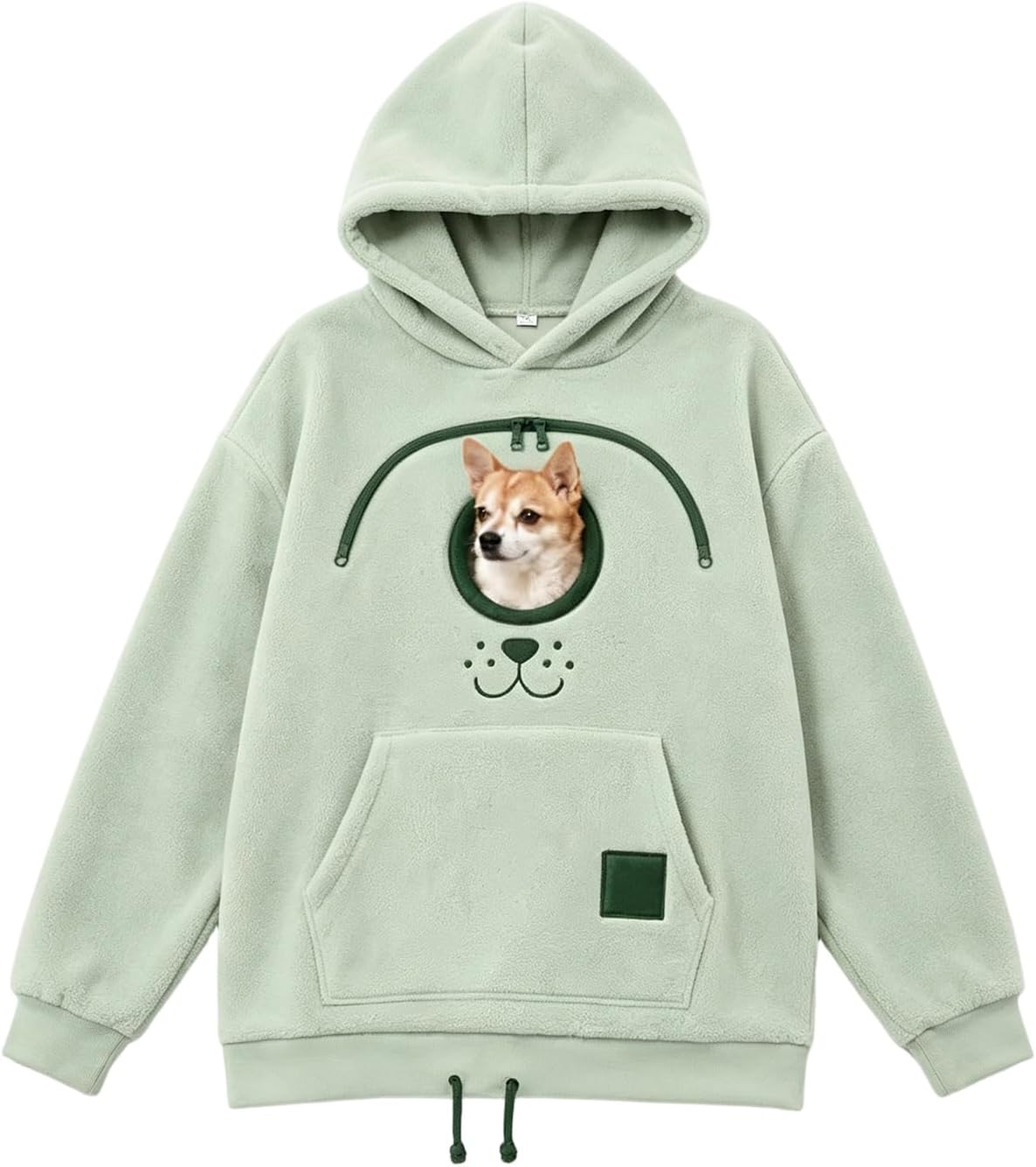 Cozy Pet Carrier Hoodie – Built-In Pouch for Cats & Small Dogs