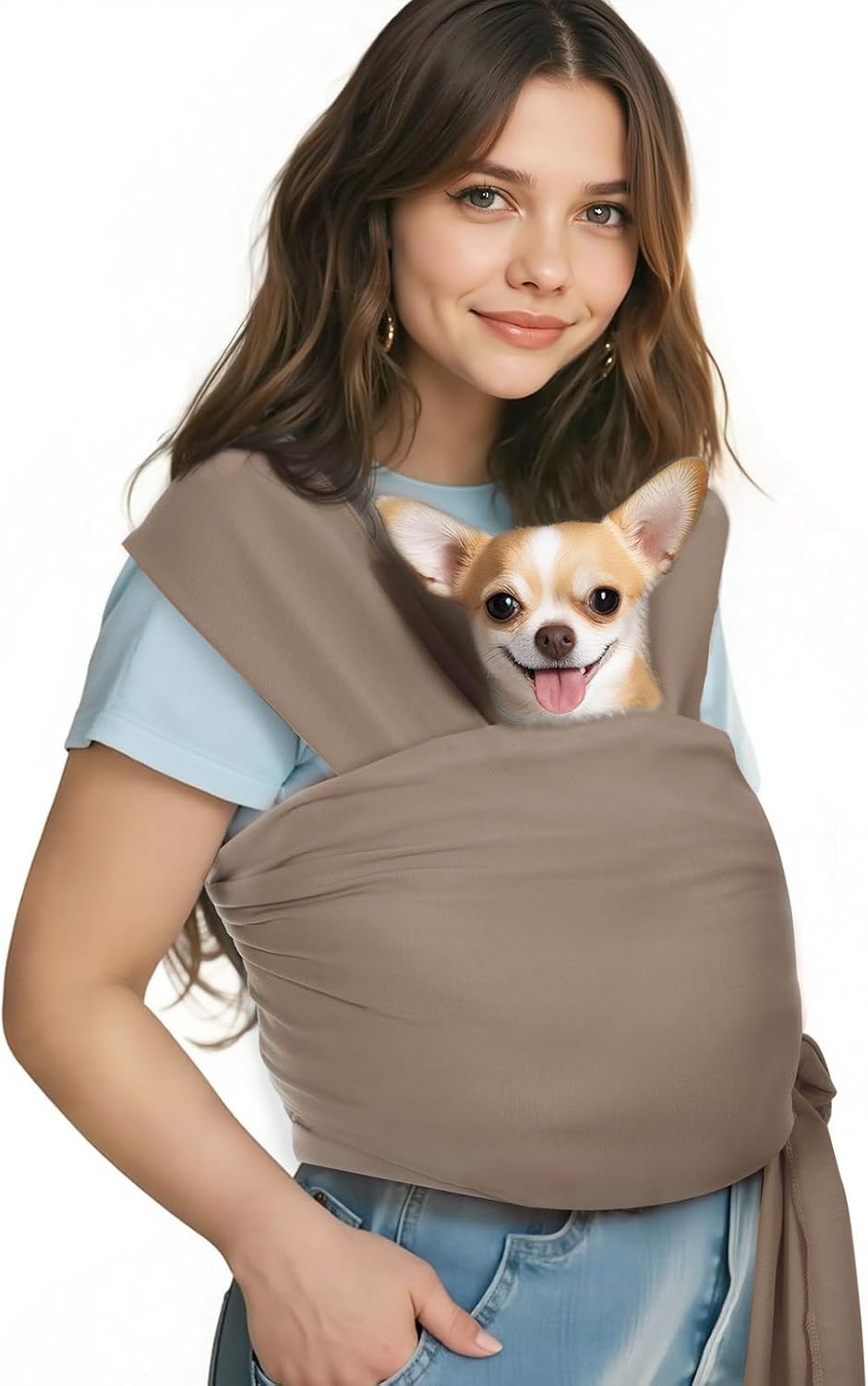Pawaboo Pet Sling Carrier for Small Dogs and Cats