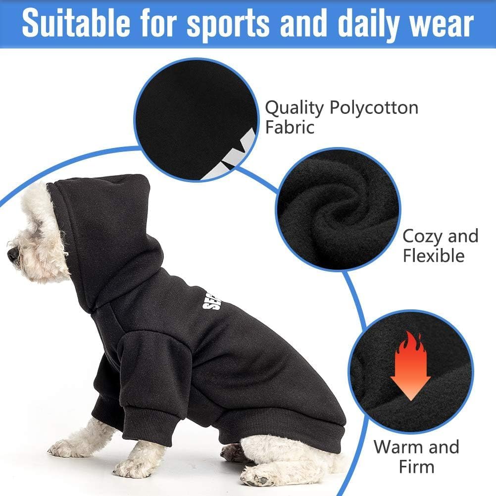 Security Dog Hoodie for Small Medium Large Dogs Boys Girls