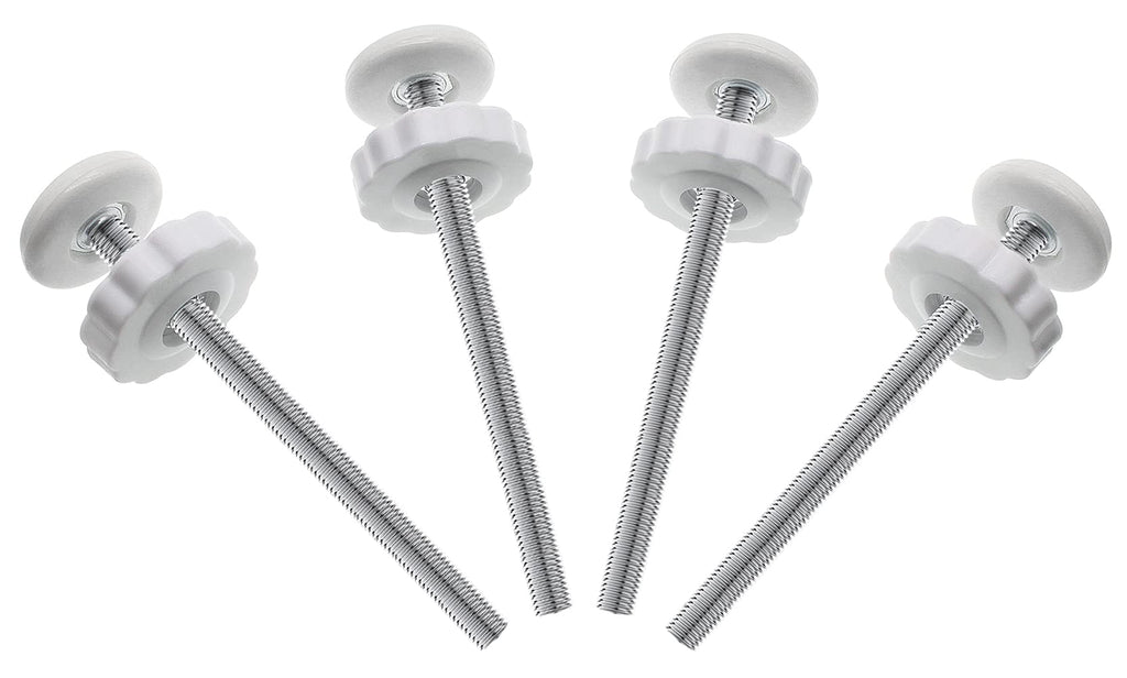 PAFOWO 4 Pack 8MM Baby Gates Replacement Parts, Threaded Spindle Rod Kits