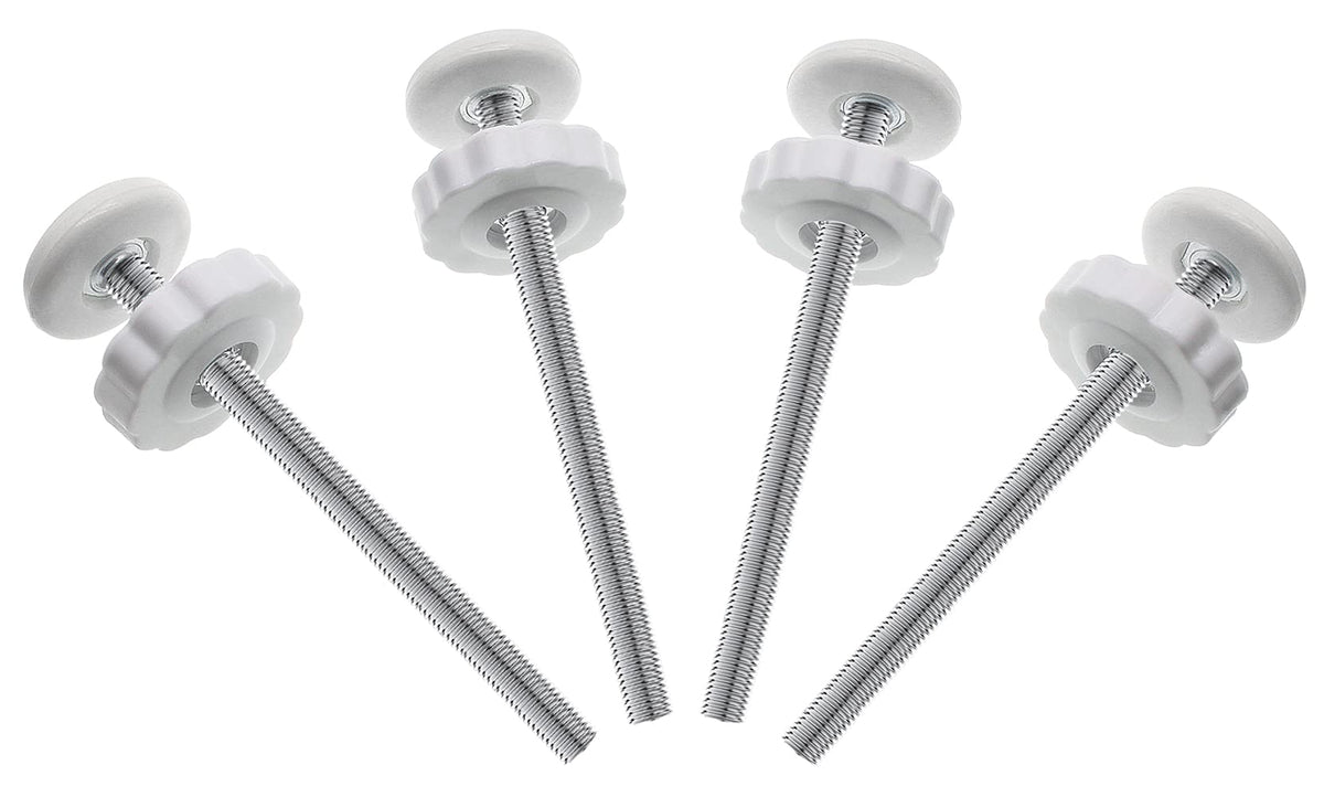 PAFOWO 4 Pack 8MM Baby Gates Replacement Parts, Threaded Spindle Rod Kits