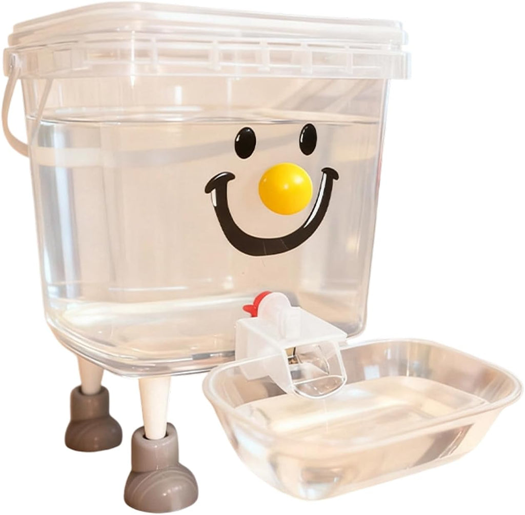 Cats Water Feeder Clear Reservoir Portable No Plug Bowl 3L 5L