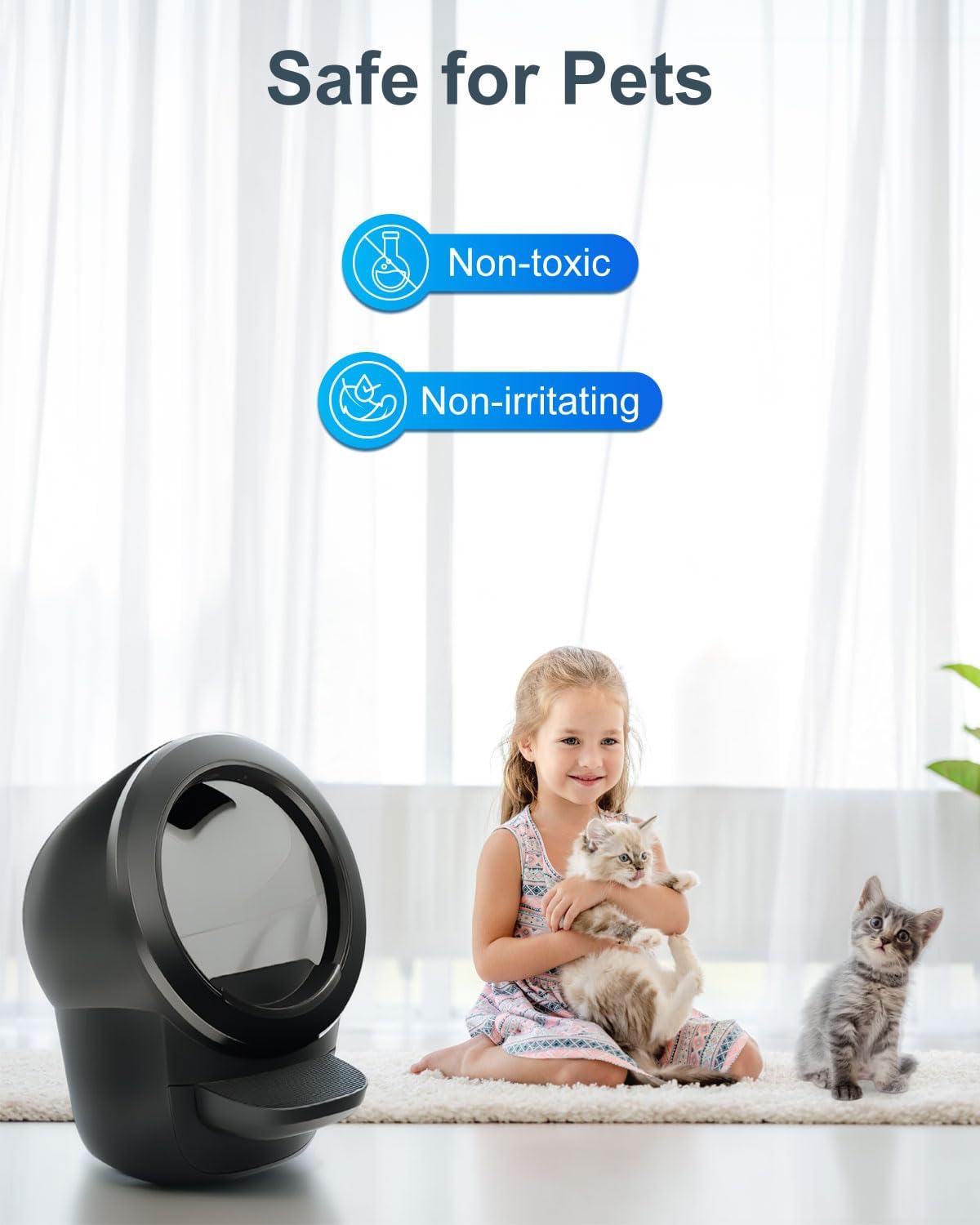 16 Pcs Cat Box Deodorizer Refills for Whisker OdorTrap Pod Litter Robot 4