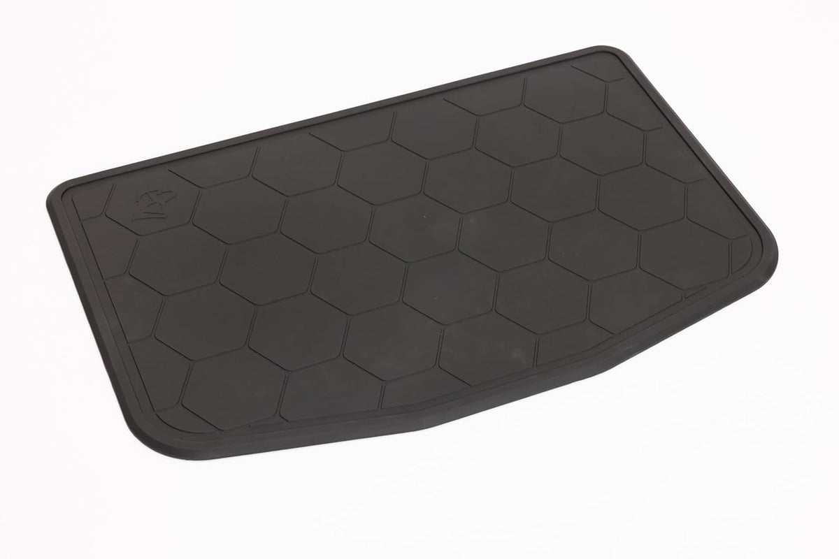 Dog Bowl Mat, Slip-Resistant TPE Feeding Mat, Black