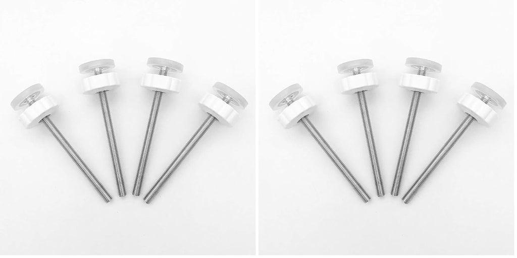 Vmaisi 8MM Pressure Gates Threaded Spindle Rods 4 Pack