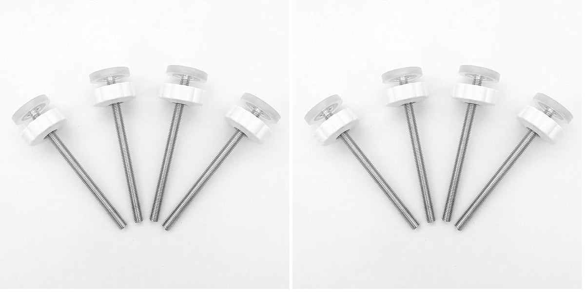 Vmaisi 8MM Pressure Gates Threaded Spindle Rods 4 Pack