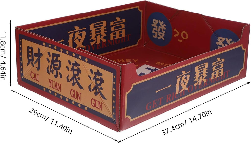 Portable Corrugated Paper Cat Litter Box Open Top Foldable Travel Tray