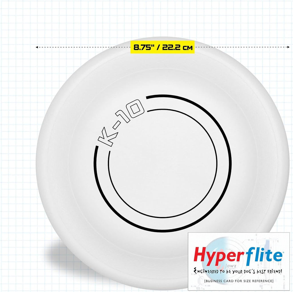 Hyperflite K-10 Hyperflex Flexible Dog Flying Disc, Medium-Large