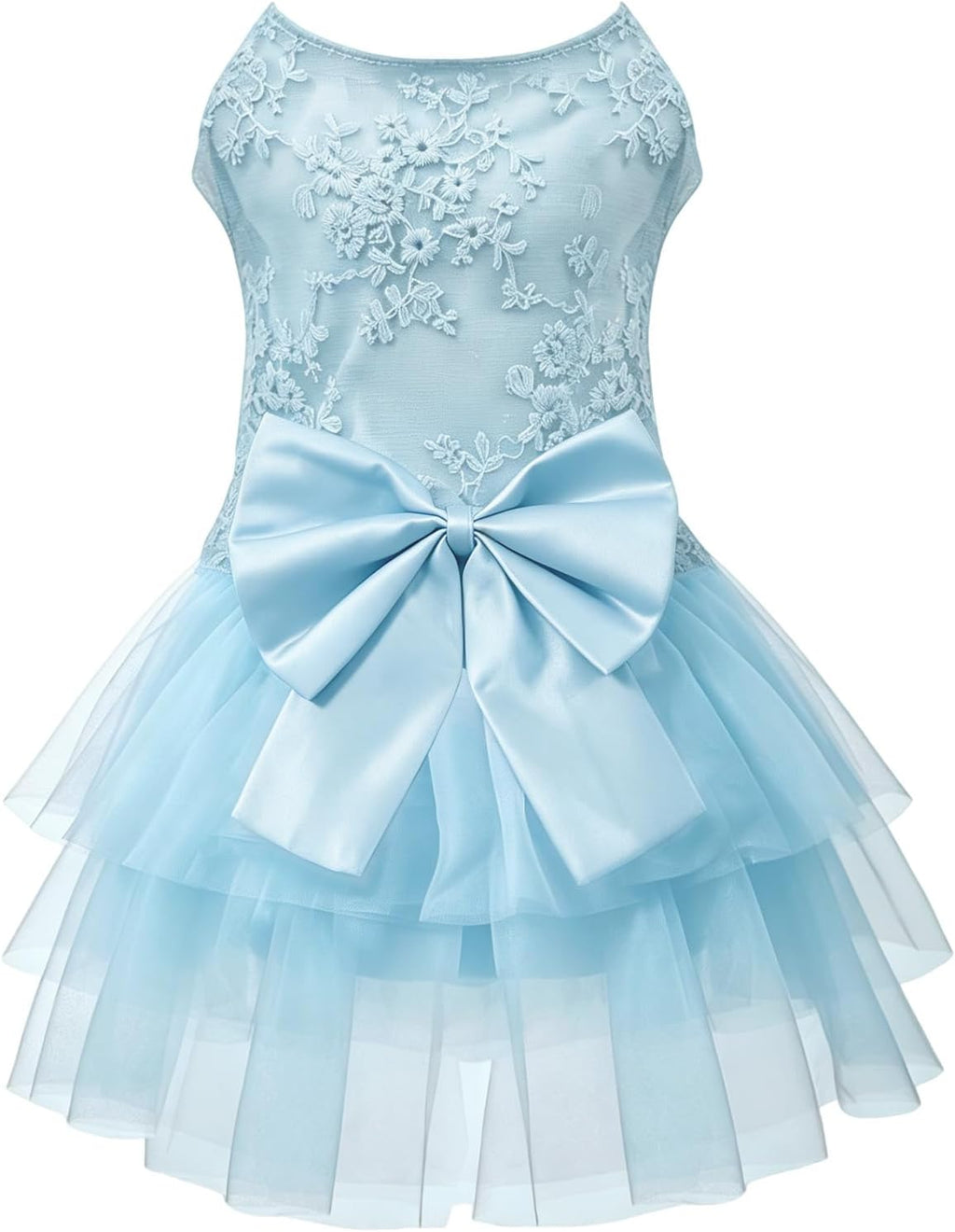 Dog Dress,Pet Wedding Dress Princess Formal Tutu Skirt with Bowknot,Puppy Birthday Party Outfit Apparel Girl for Small D
