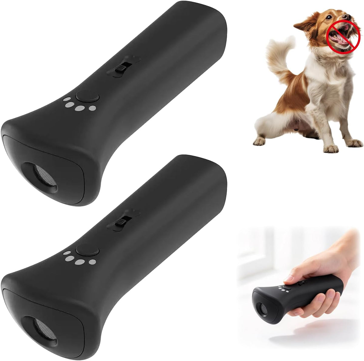 Pet Gentle Trainer Ultrasonic for Dog, Dog Bark Deterrent Devices, 1 Pcs