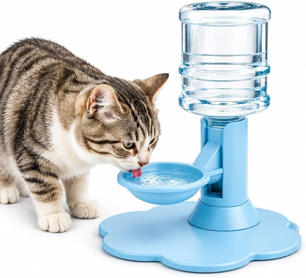 Automatic Pet Water Dispenser for Cats and Dogs Bowl Stand