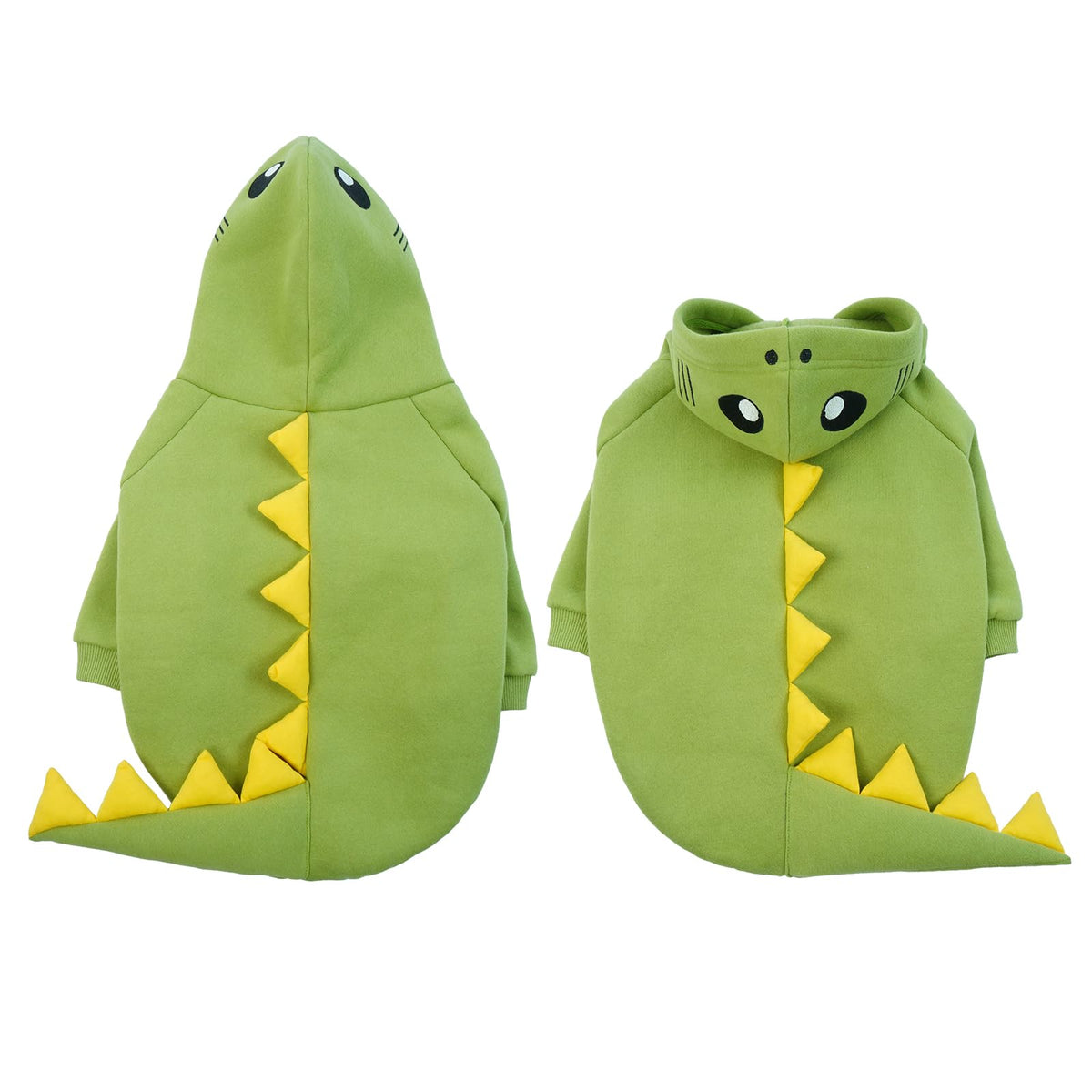 Lelepet Dog Dinosaur Costume Large Dog Halloween Costume Warm Fleece Hoodie