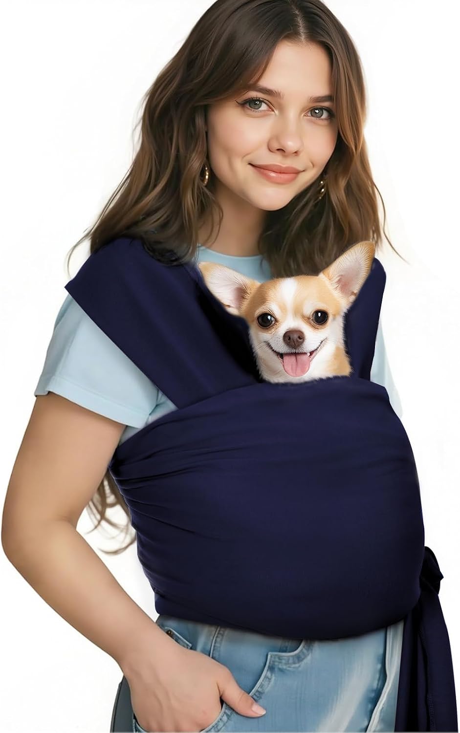 Pawaboo Pet Sling Carrier for Small Dogs and Cats