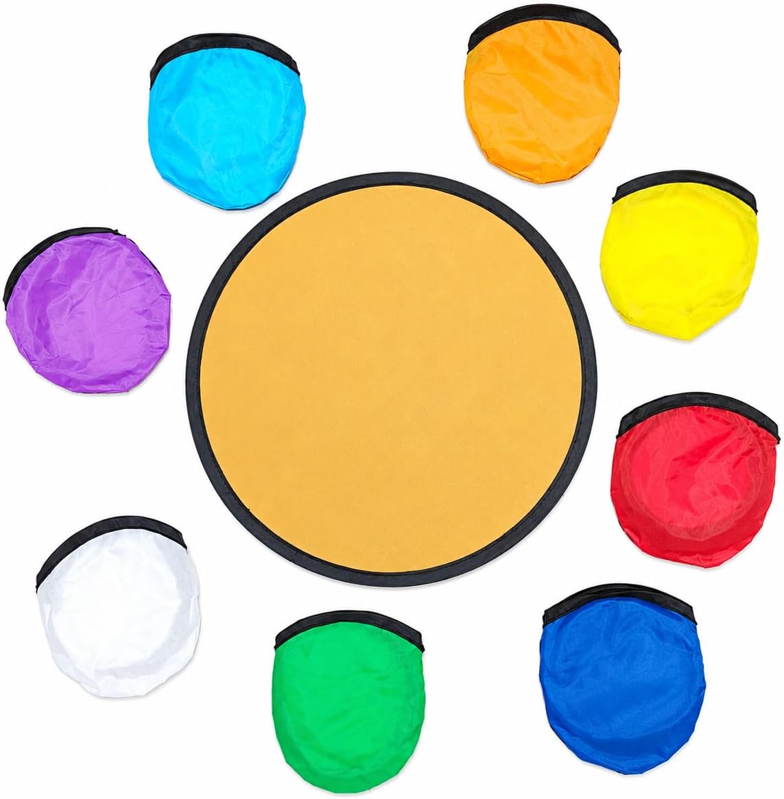 30 Soft, Lightweight, and Easy-to-Store Nylon Dog Frisbees
