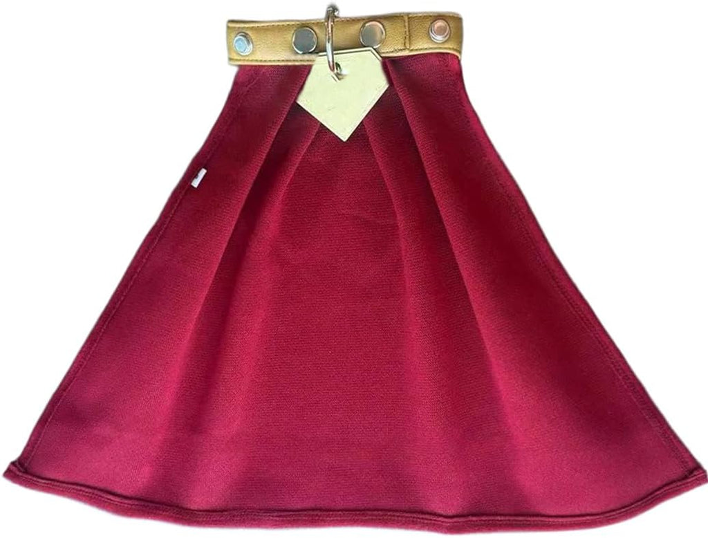 Dog Superhero Cape Costume, Red with Gold Star, S