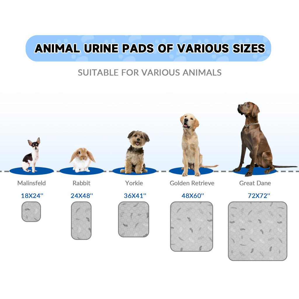 Sunheir Washable Pee Pads for Dogs, Reusable Puppy Pads for Dog Playpen 2PC