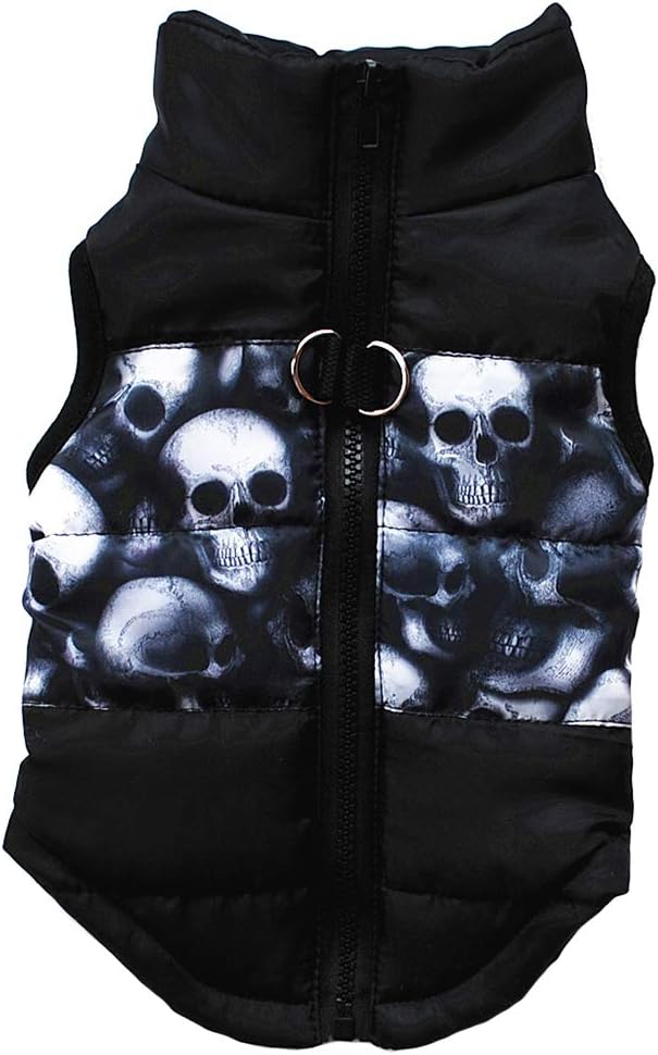 Winter Dog Vest - Warm Coat for Cold Weather, Windproof & Waterproof. Small Dogs ONLY - Teddy, Chihuahua, Yorkshire. Cam