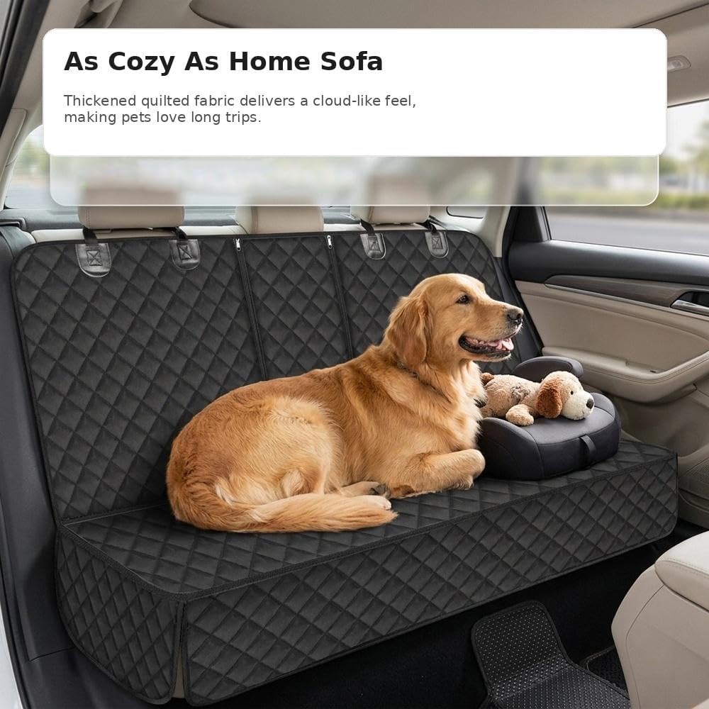 Dogs Pet Car Seat Cover Protector for Ford Fusion 2017-2020