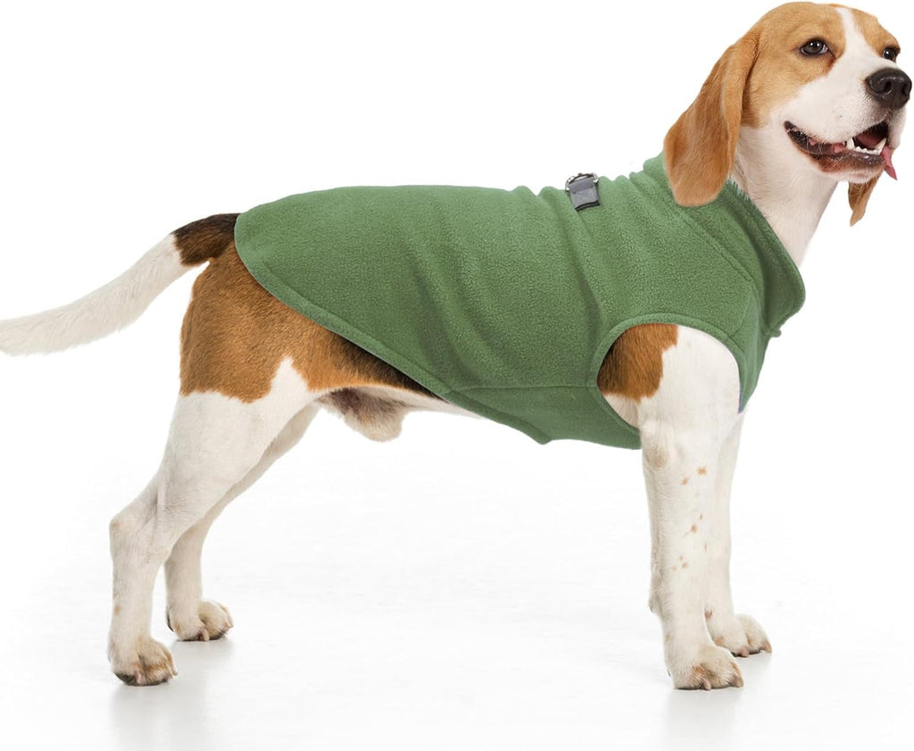 Dog Fleece Vest Sweater Winter Jacket for Small Medium Dogs- S