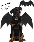 Halloween Dog Bat Wings Costume, Pet Halloween Cosplay Apparel, Adjustable Fit for Large Dogs (L)
