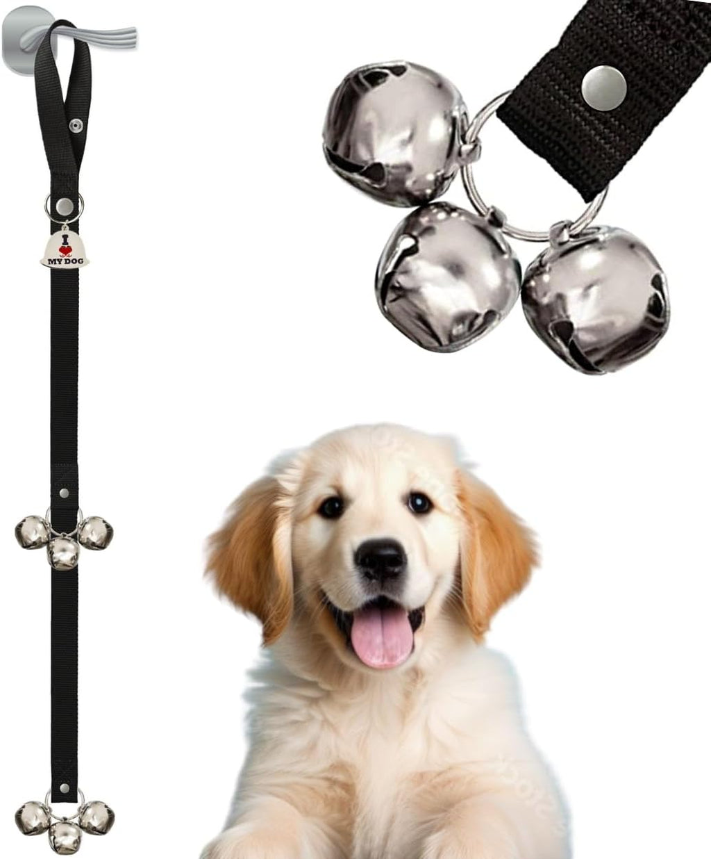 Caldwell's Pet Supply Co. Dog Potty Bells, Dog Door Bell, Bells to Go Outside, Potty Training Bell, Dogs Doorbell, Dogs 