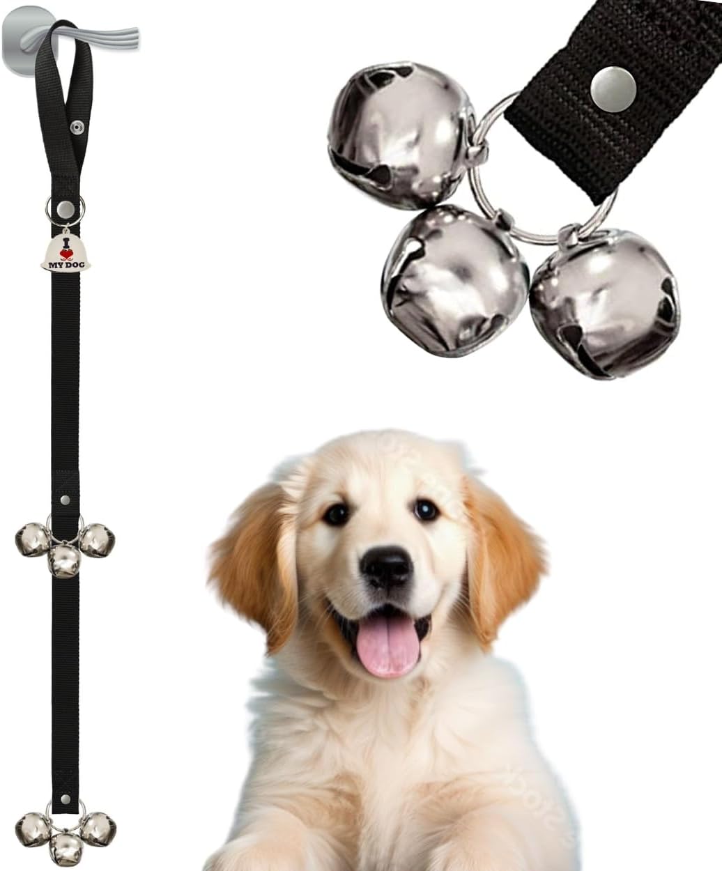 Caldwell's Pet Supply Co. Dog Potty Bells, Dog Door Bell, Bells to Go Outside, Potty Training Bell, Dogs Doorbell, Dogs 