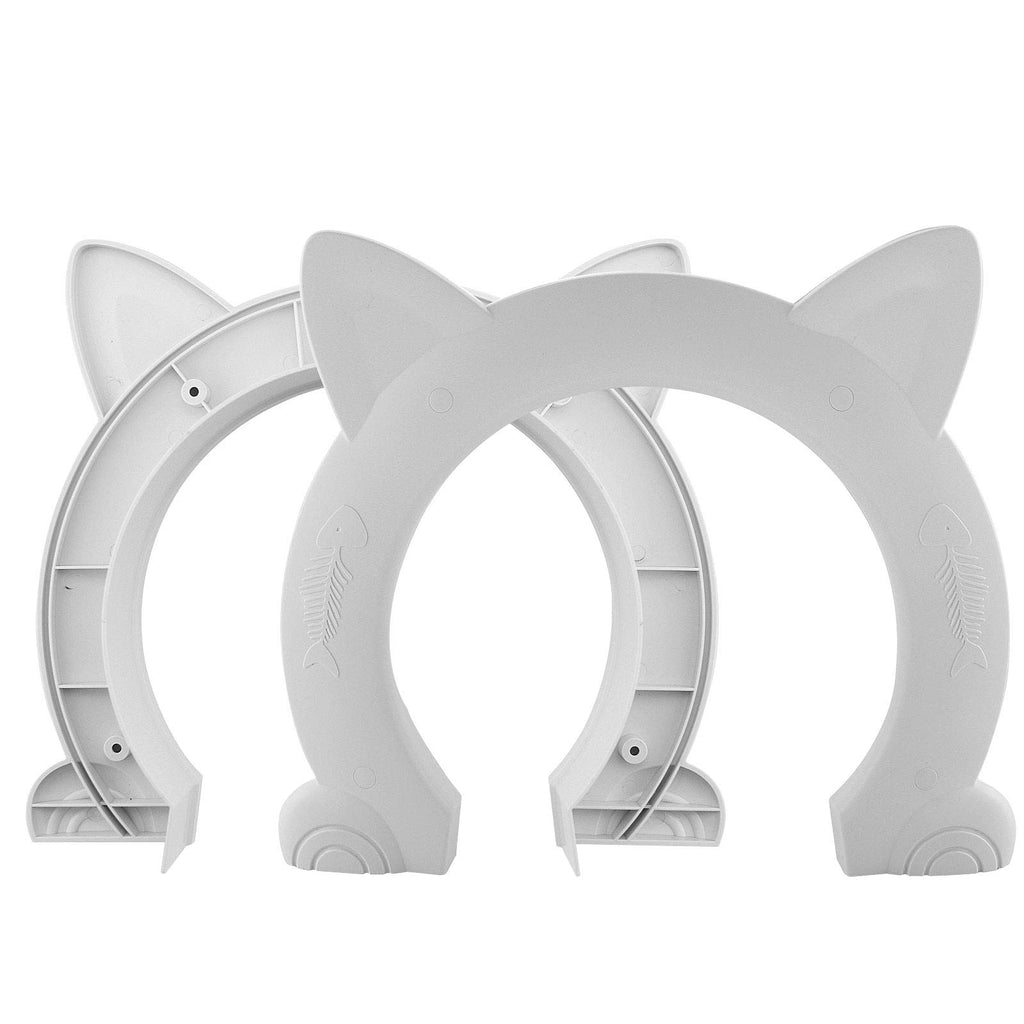 ikuso Indoor Cat Door, Cat Door for Interior Door, Pet Doors for Cat, Kitties and Kittens
