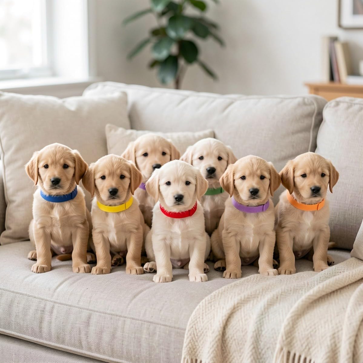 36pcs Adjustable Puppy Id Bands, Soft Neonate Collars