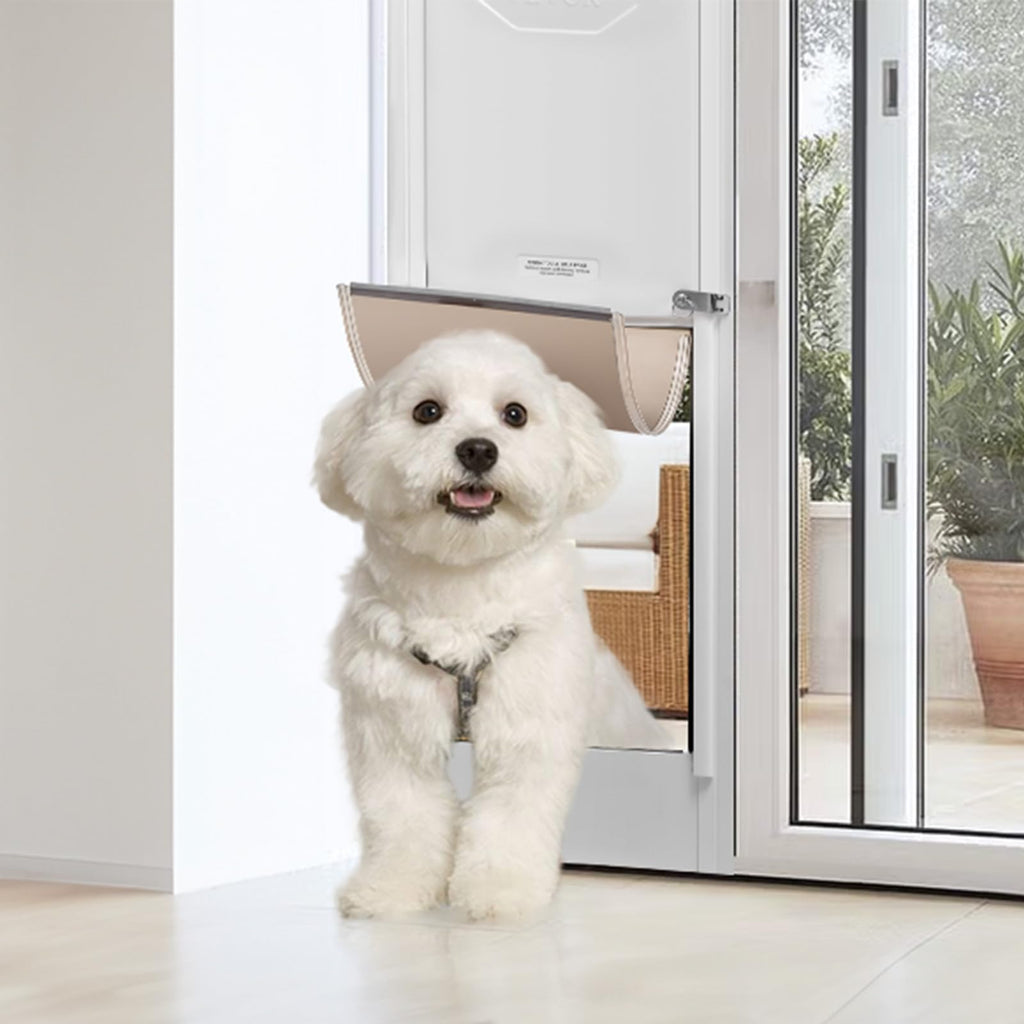 VEVOR Dog Door for Sliding Glass Door Medium Doggy Door for Sliding Doors