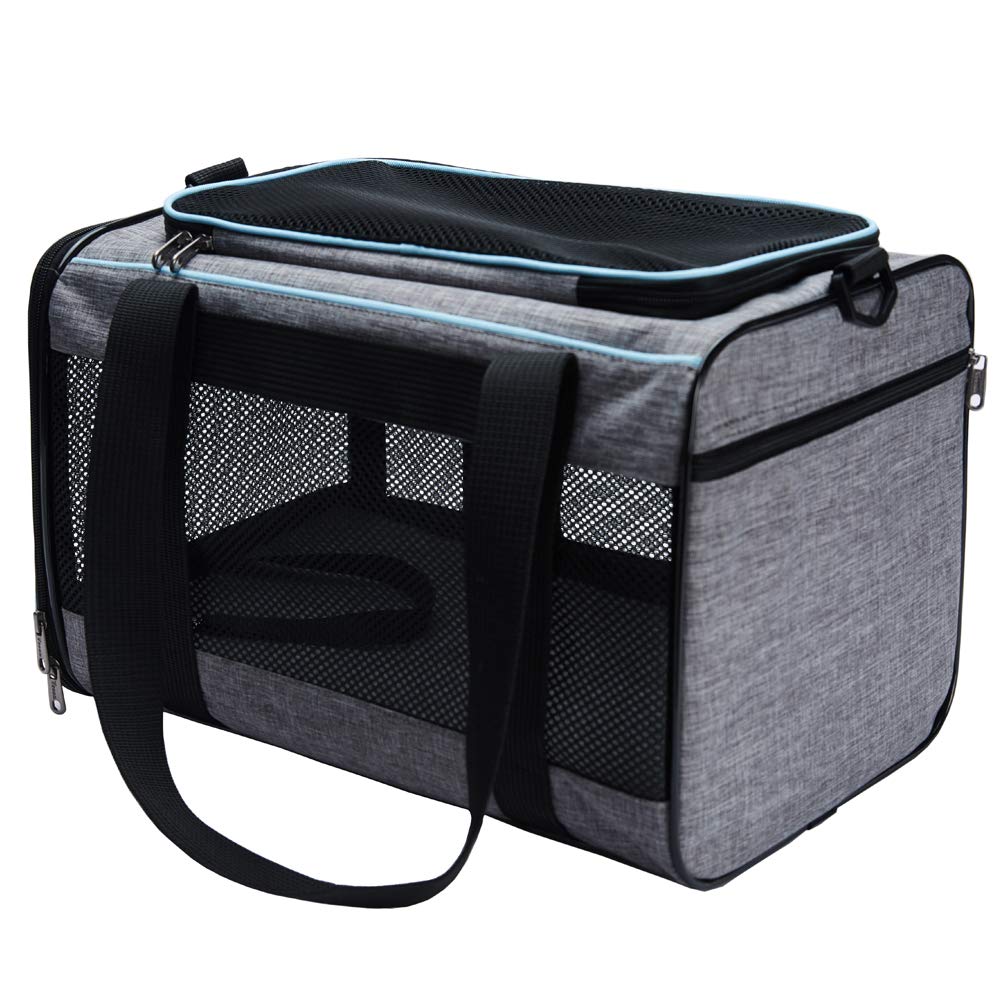 Vceoa 17.5"x11"x11" Pet Carrier for Cats