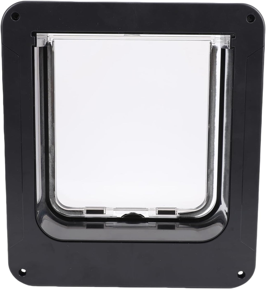 Automatic Pet Door with Collar Activated Sensing for Cats and Dogs, 2 Way Entry Direction Control, Safety Guard Mechanis