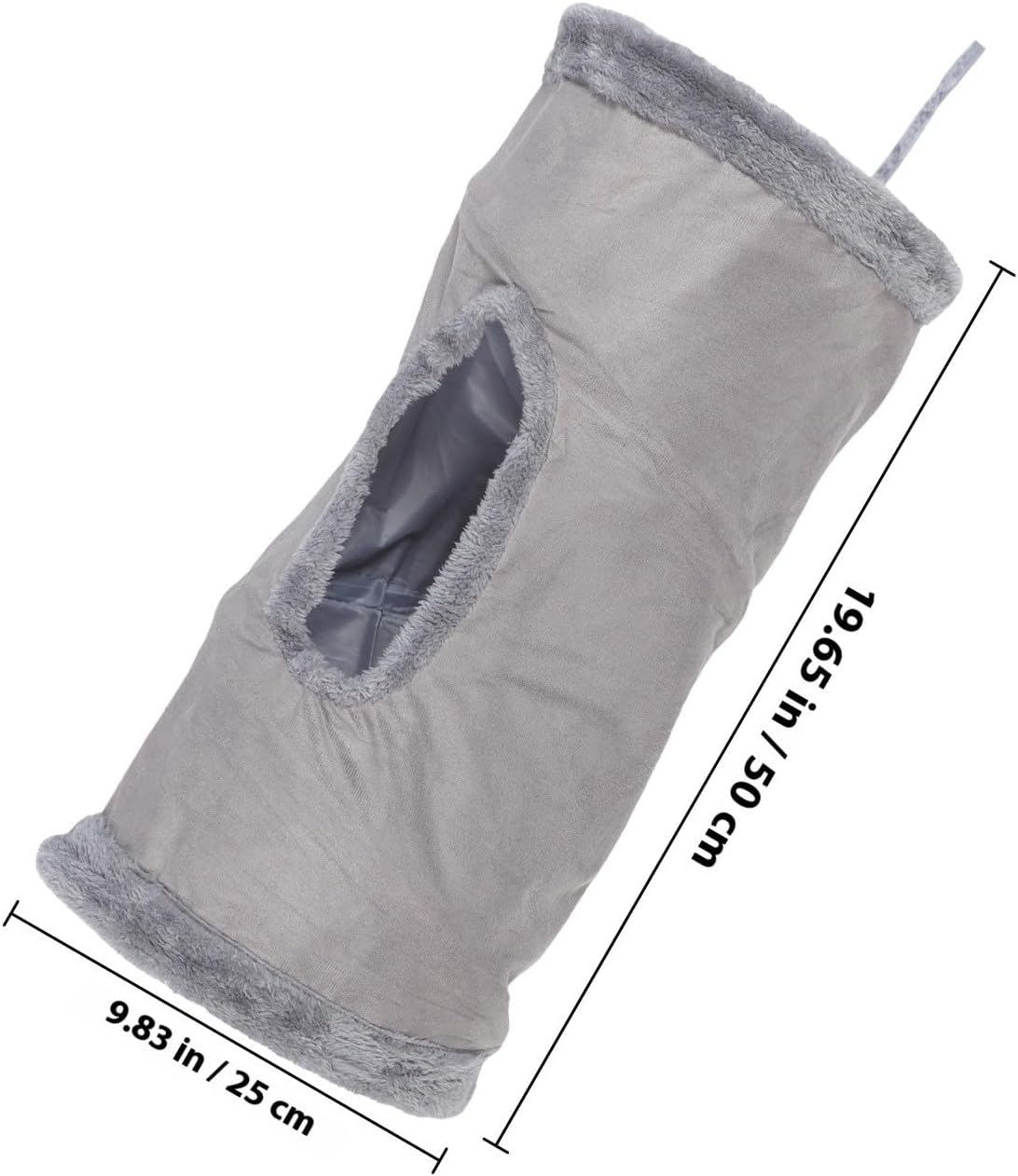 Foldable Suede Home Cat Tunnel Cozy Hideaway for Cats