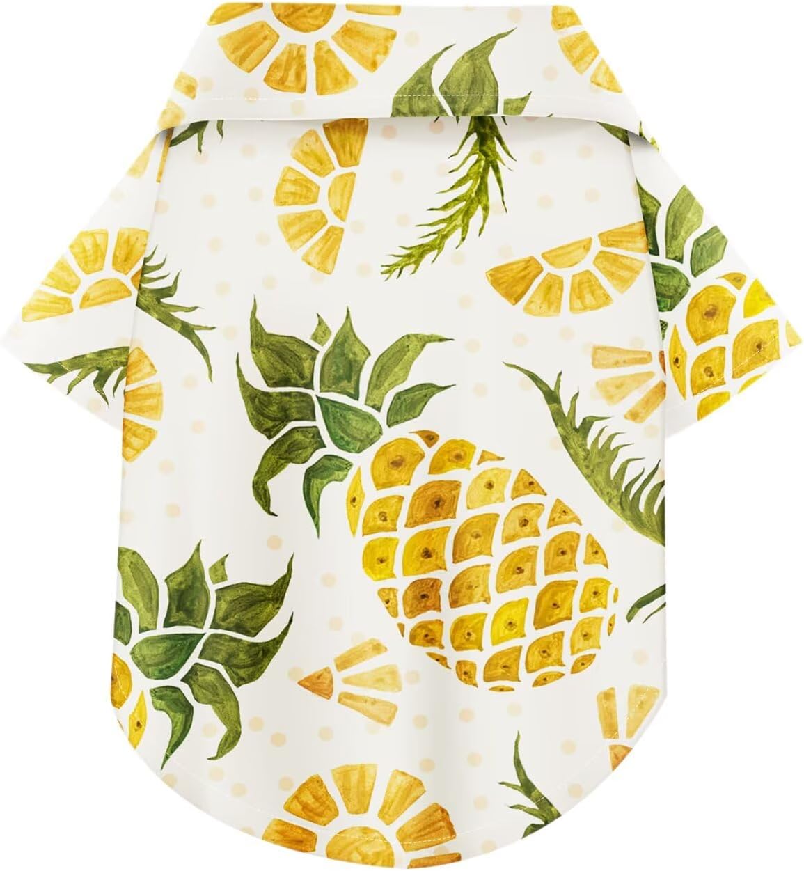 Hawaiian Dog Shirt – Lightweight and Breathable Summer T-Shirt with Tropical Prints, Fun Beach Outfit for Small, Medium,