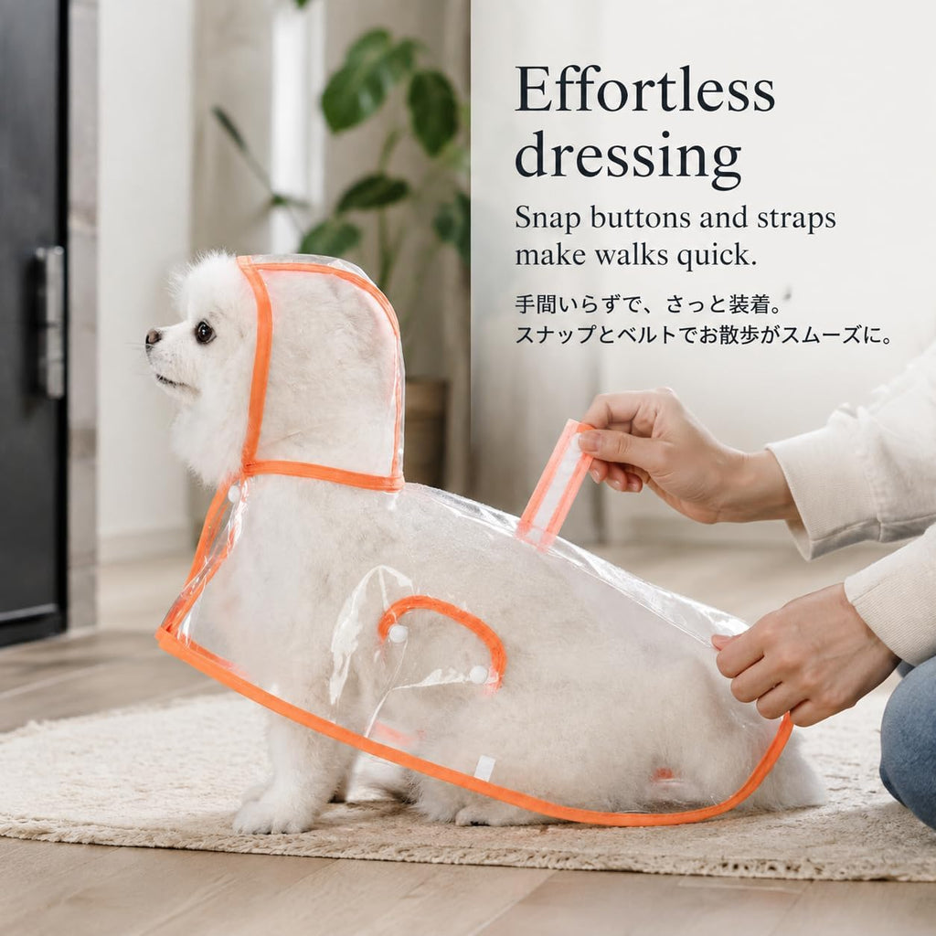 Dog Raincoat, Waterproof Dog Raincoat, M (for 3-5)