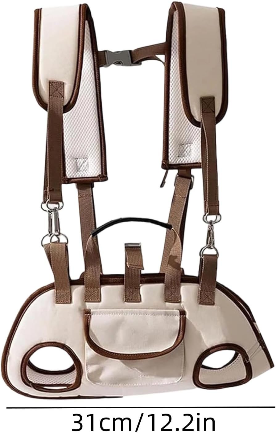 Dog Carrier Backpack, Hands Free Pet Sling Bag with Leash for Dogs(Medium)