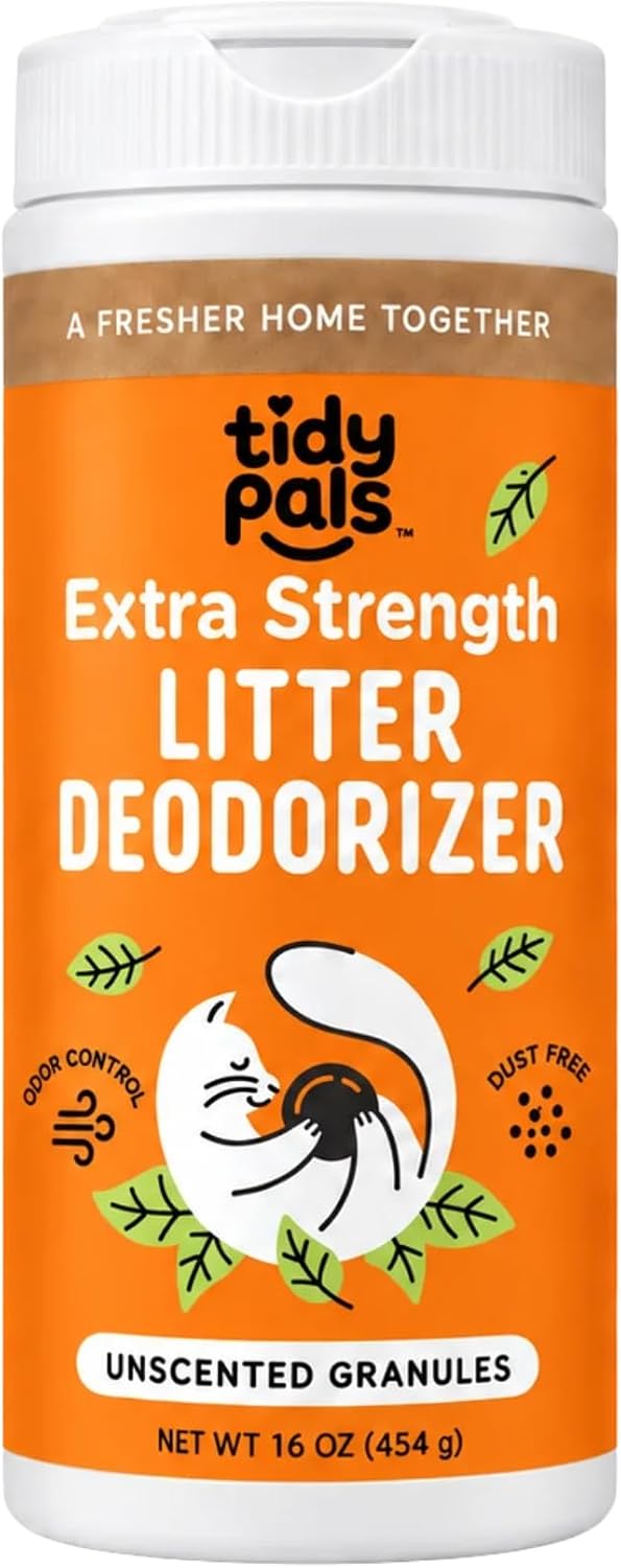Cat Litter Deodorizer, Fragrance Free Zeolite and Carbon, 16 oz