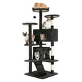 FDW | 54" Cat Tree Tower | Dark Gray | Multi-Level Indoor Activity Center