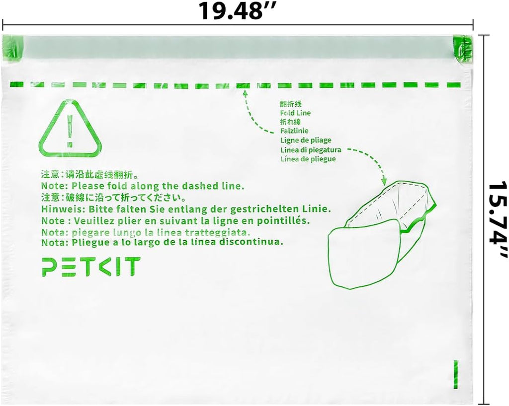 PETKIT Replacement Trash Bag Waste Bag 5 Rolls