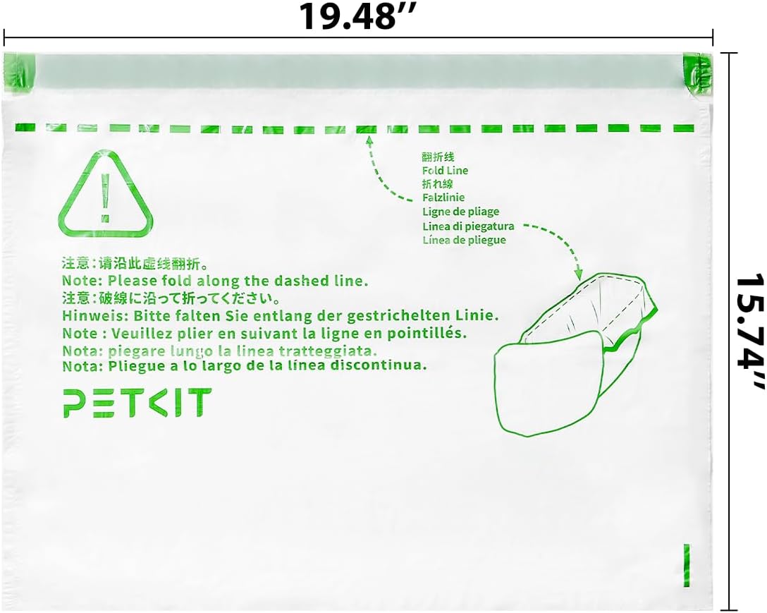 PETKIT Replacement Trash Bag Waste Bag 5 Rolls