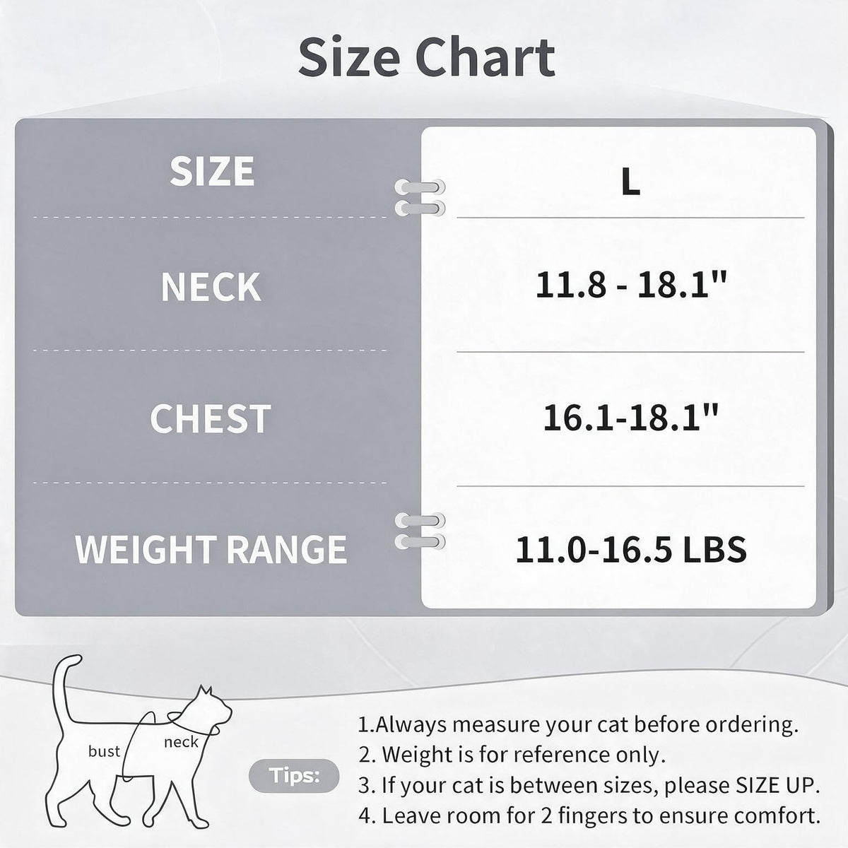Large Cat Harness & Leash Set, Escape-Proof Soft Vest for Outdoor Walking
