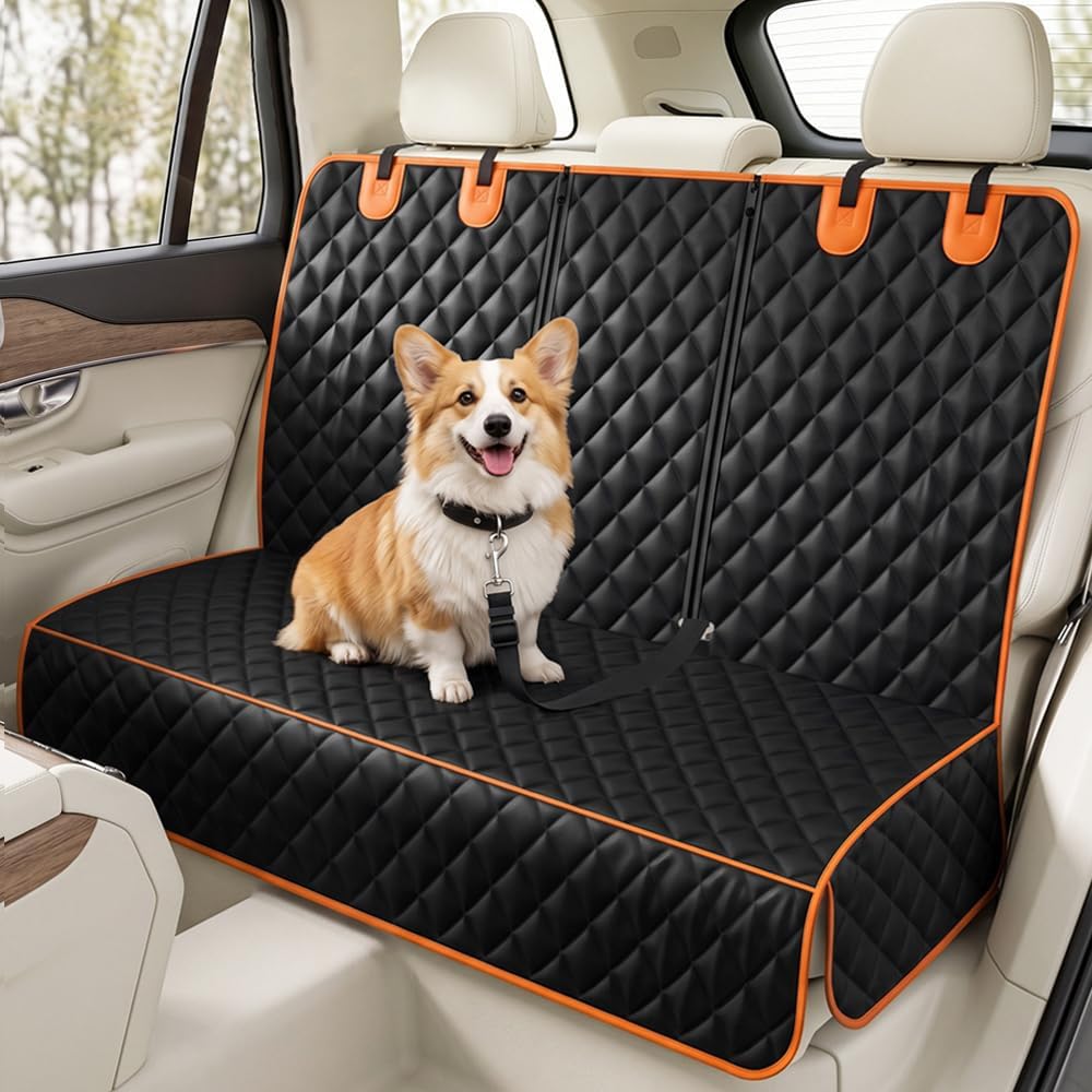 Dogs Pet Car Seat Cover Protector for Ford Fusion 2017-2020