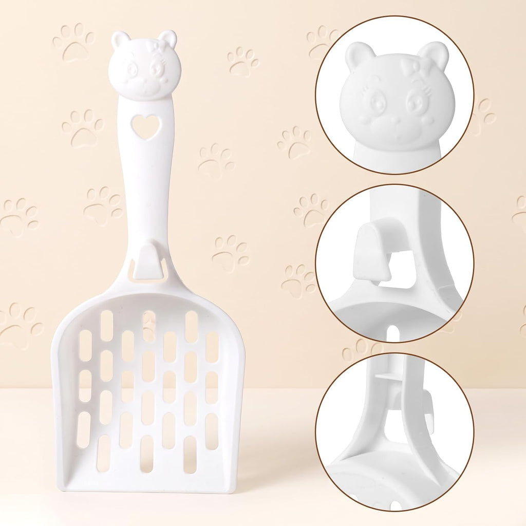 Cat Litter Scoop Plastic Kitty Sifter Pooper Scooper with Wide Slats