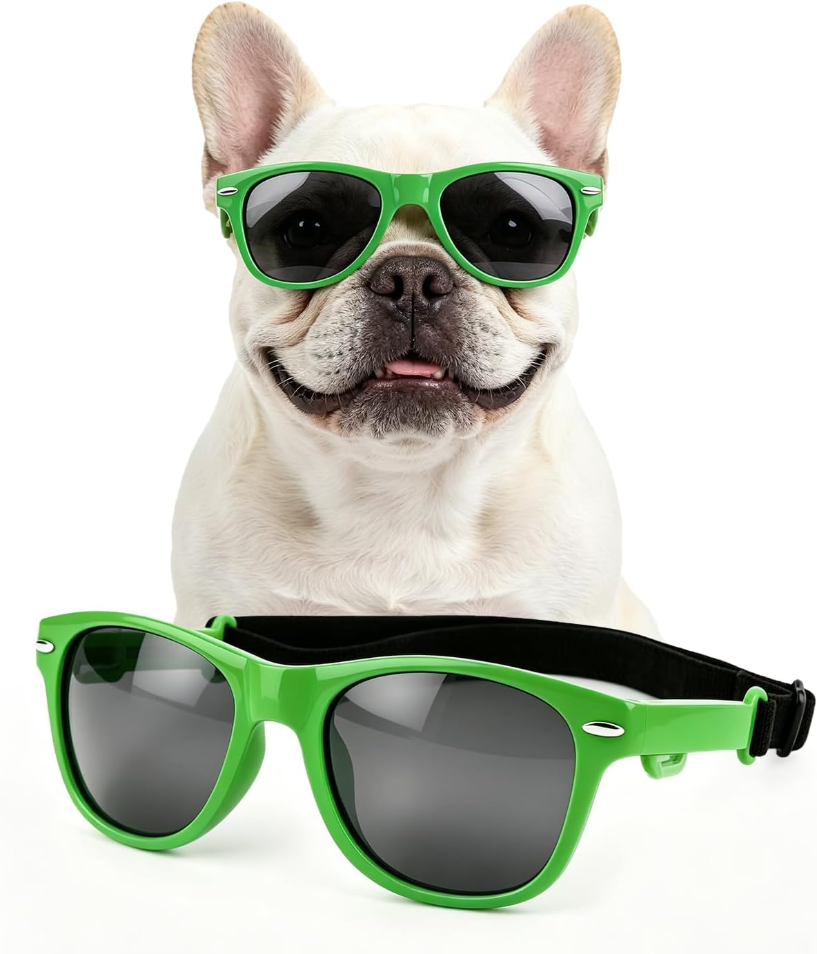 Dog Sunglasses for Medium Dogs, UV Protection Medium Dog Glasses Outdoors Riding Driving, Pet Aviator Sun Glasses Photos
