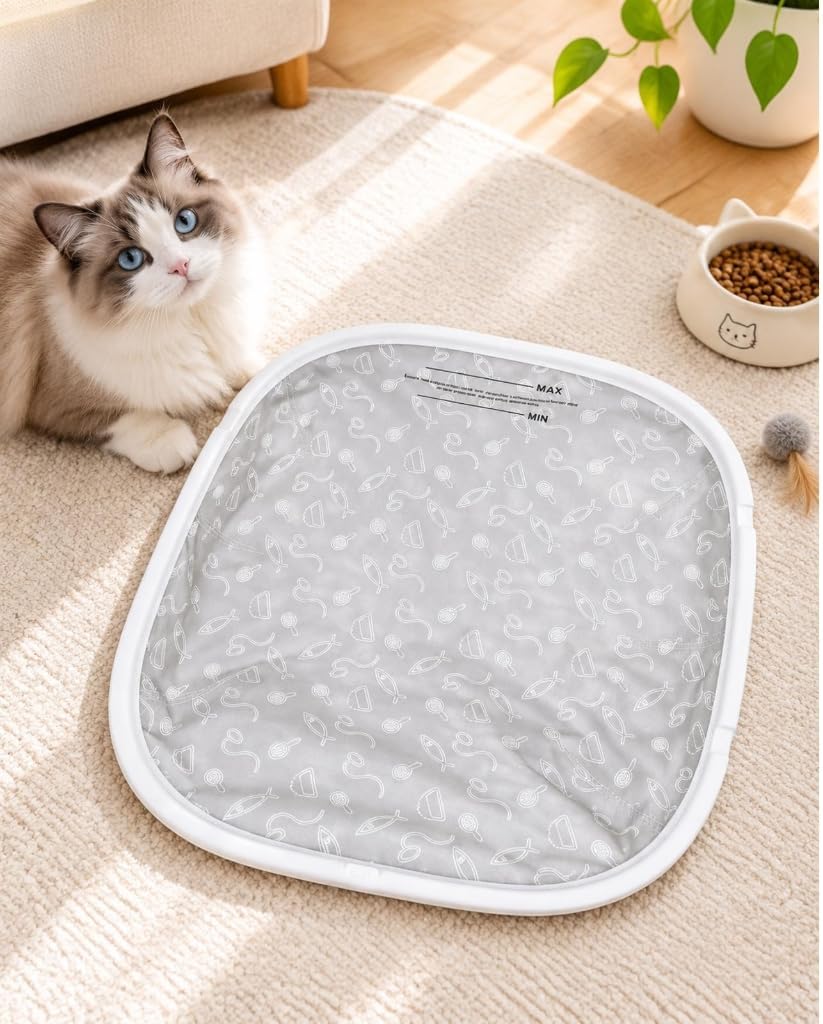 Replacement Cats Litter Tray Liners Pad for Automatic Box 11 with Raised Border