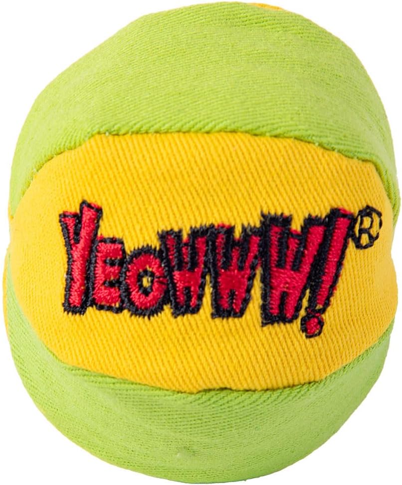 Yeowww! Catnip My Cats Balls Toys for Cats - 3-Pack - Durable Cotton Twill - Made in the USA - Stuffed with Organically 
