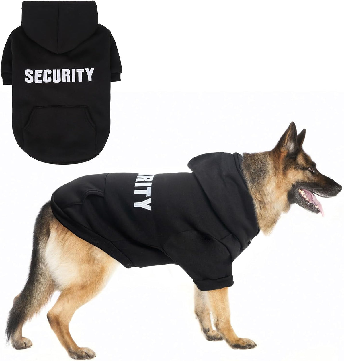 Security Dog Hoodie for Small Medium Large Dogs Boys Girls