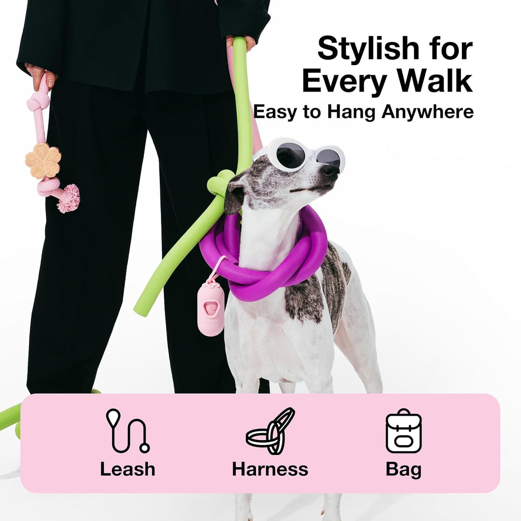 VETRESKA Dog Poop Bag Dispenser with 105 Cherry Blossom Scented Bags