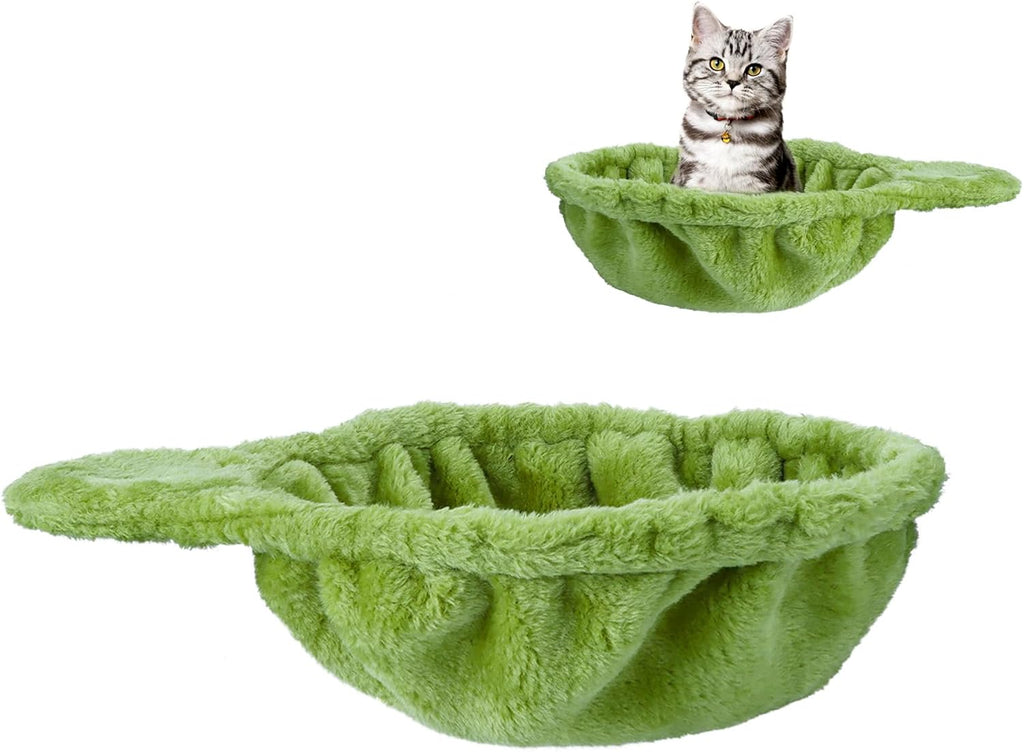 UXIETIN Cat Tree Hammock for Large Cats with Deep Basket,12.4",Beige