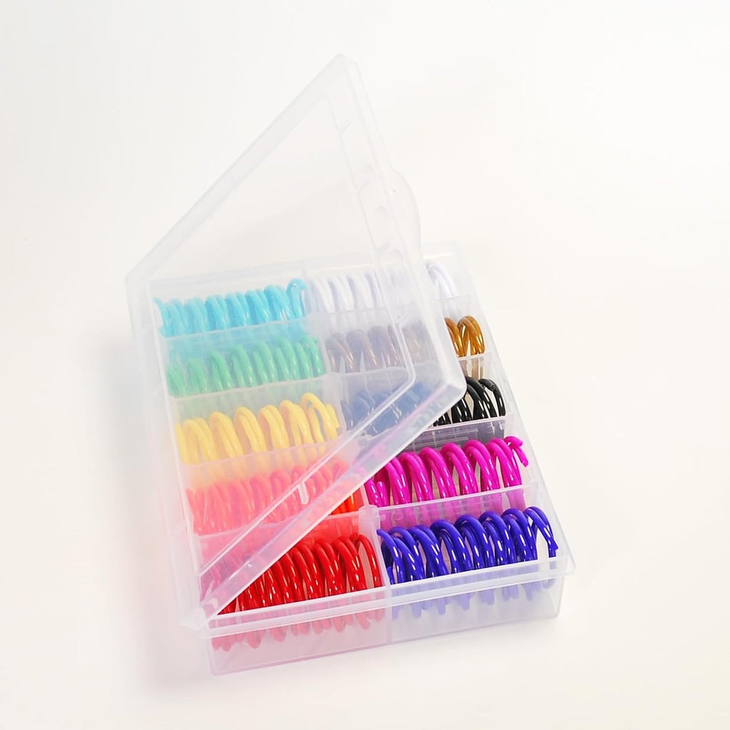 40Pcs 10 Colors Box Stored Springs for Indoor Cats, Cats Coil, Cat Interactive Toys, Cat Swatting Toy, Self-Play Toys, H