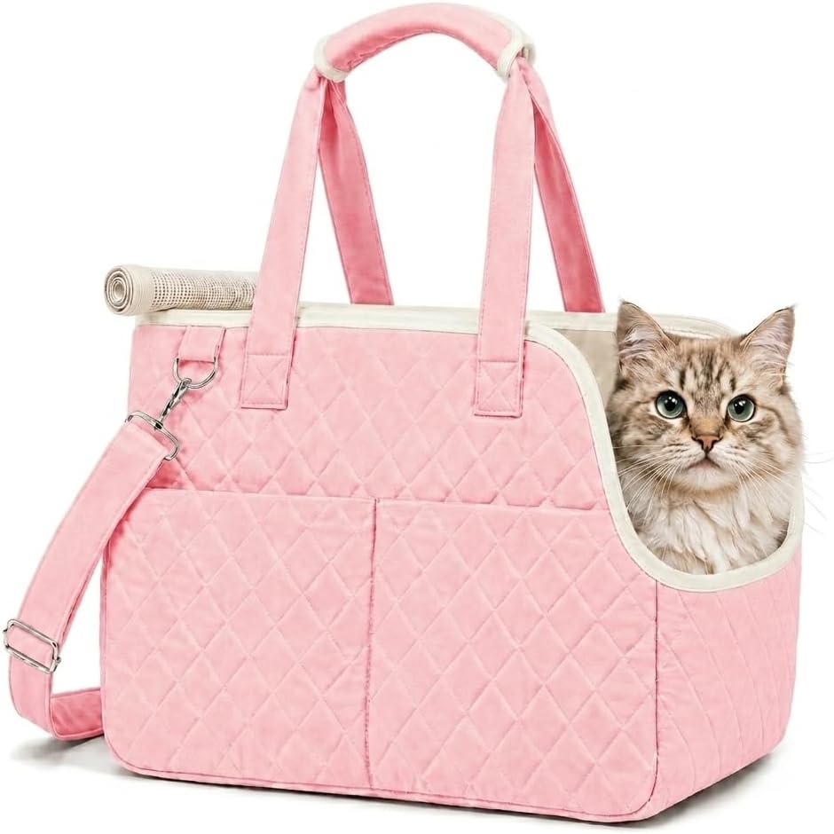 Dog Purse Carrier for Small Dog Cat Rabbit (Brown)